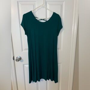 Emerald Green Dress - size XL